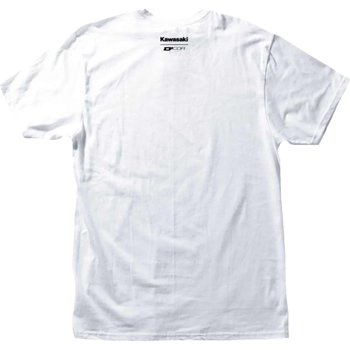 D'cor Visuals #80-120-4 - Kawasaki Racing T-Shirt - White - XL