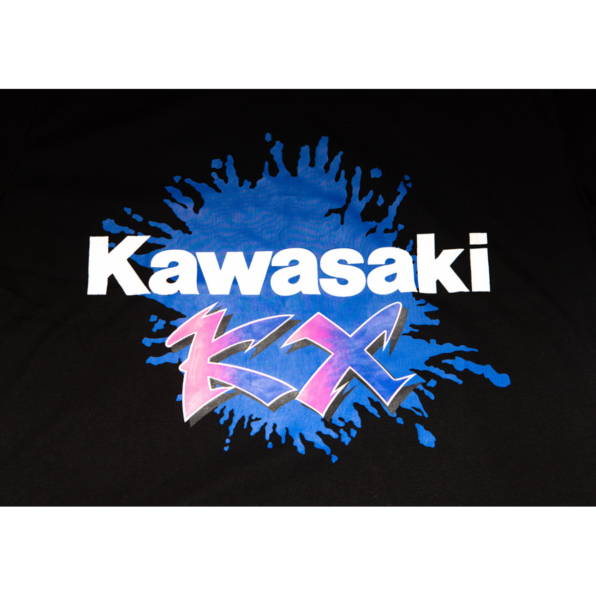 D'cor Visuals #85-213-3 - Kawasaki Retro Sweatshirt - Black - Large