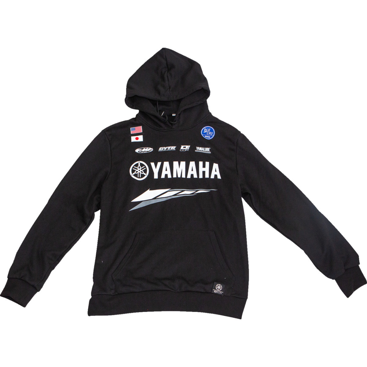 D'cor Visuals #85-212-4 - Yamaha Factory Sweatshirt - Black - XL