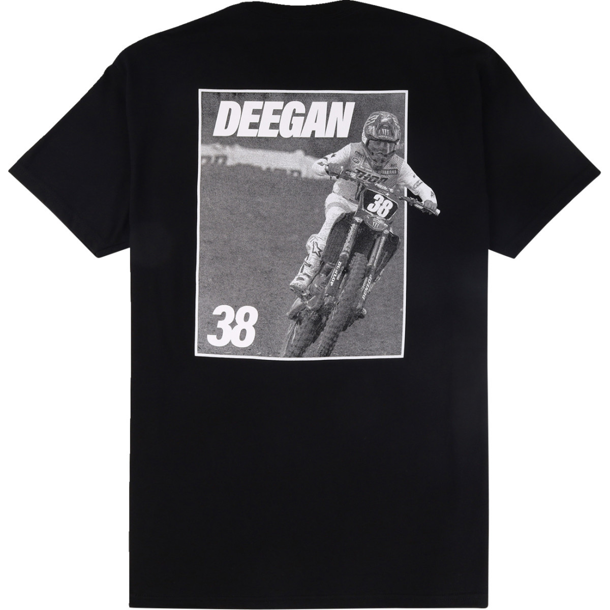 Deegan Apparel #DMTSS3026BLK3XL - MX2 T-Shirt - Black - 3XL
