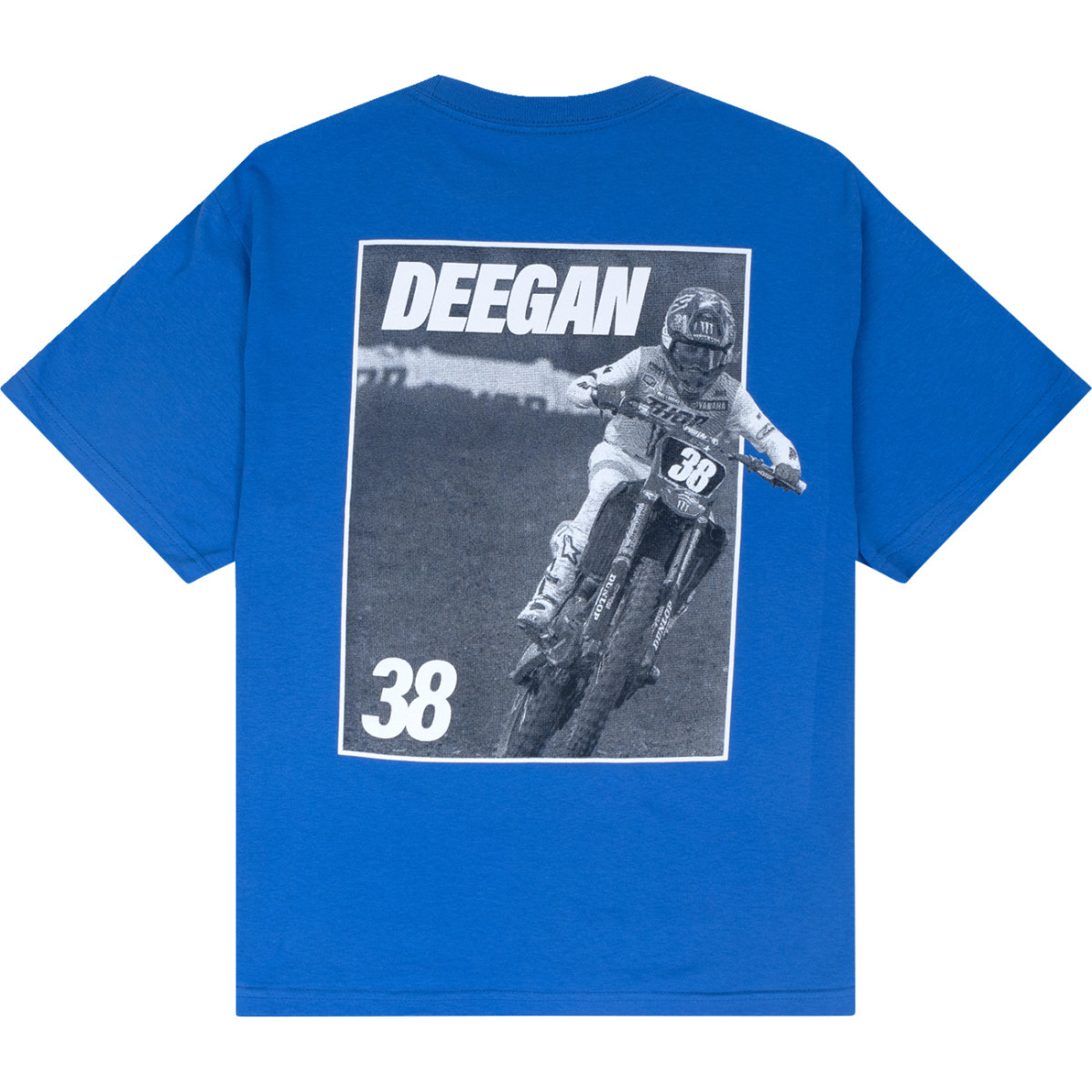Deegan Apparel #DMTSS3026RYLXL - MX2 T-Shirt - Blue - XL