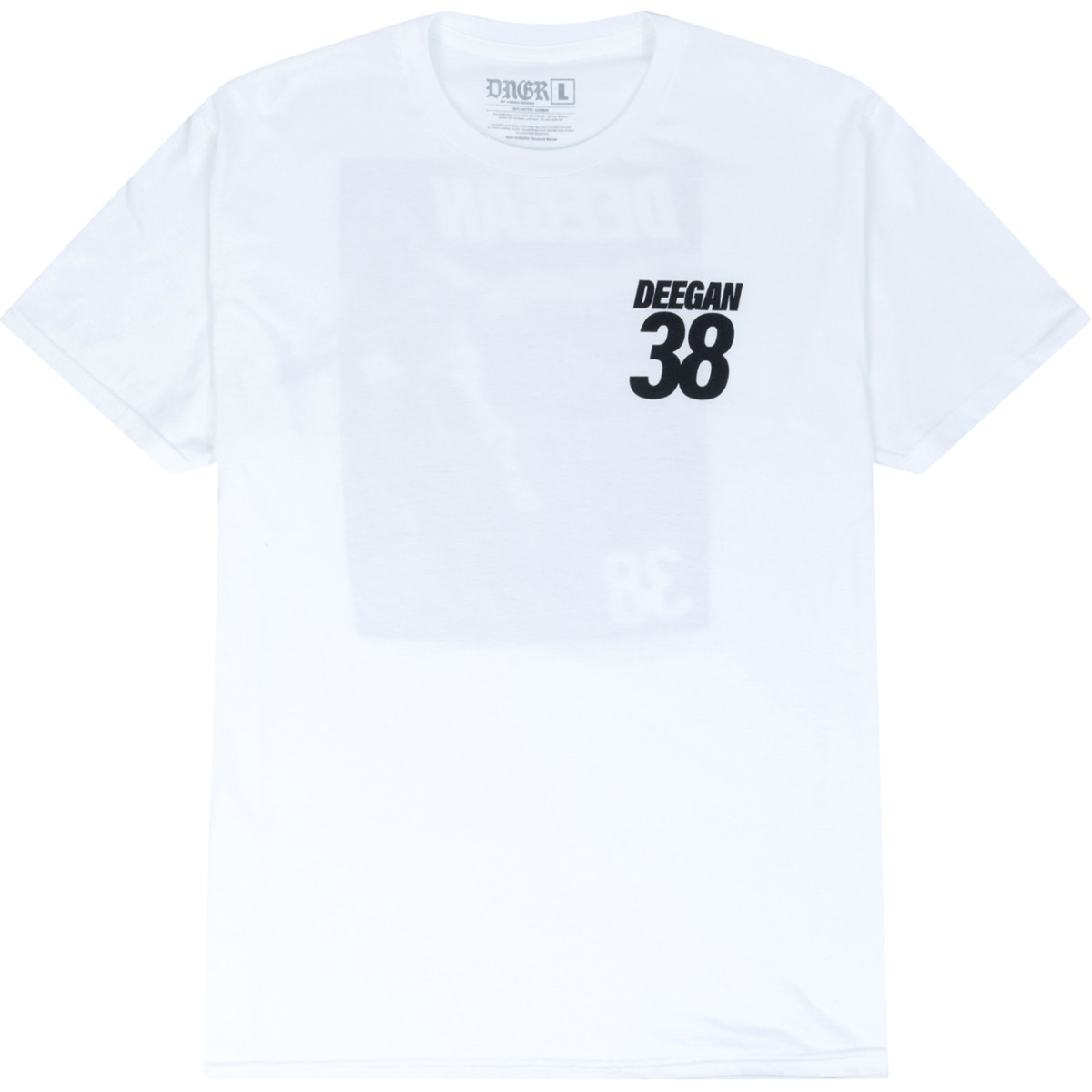 Deegan Apparel #DMTSS3026WHT2XL - MX2 T-Shirt - White - 2XL