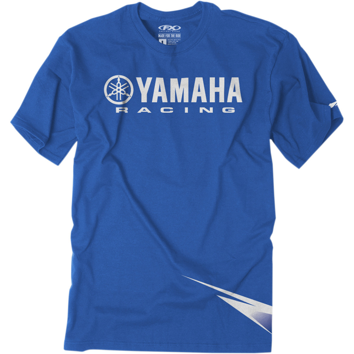 Factory Effex #21-83224 - Youth Yamaha Racing Strobe T-Shirt - Blue - Large