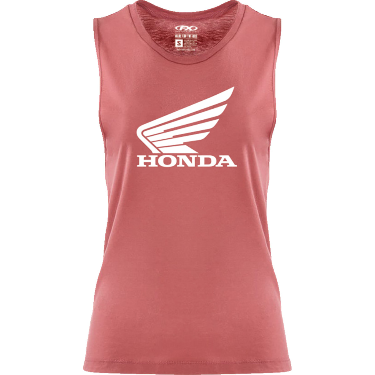 Factory Effex #27-87352 - Women's Honda Wing Muscle Tank Top - Paprika - Medium