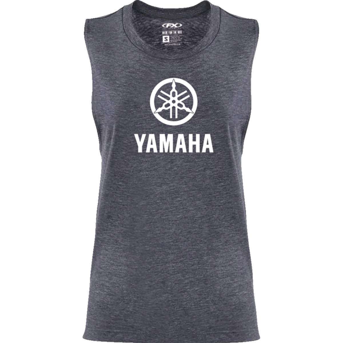 Factory Effex #27-87250 - Women's Yamaha Idol Muscle Tank Top - Heather Navy - Small