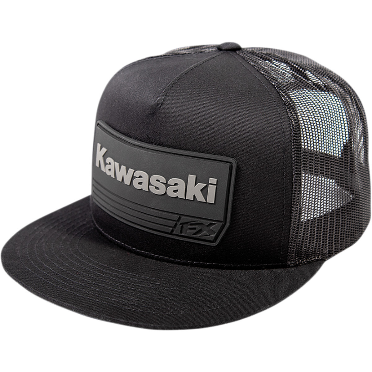 Factory Effex #24-86110 - Kawasaki 21 Racewear Hat - Black - One Size