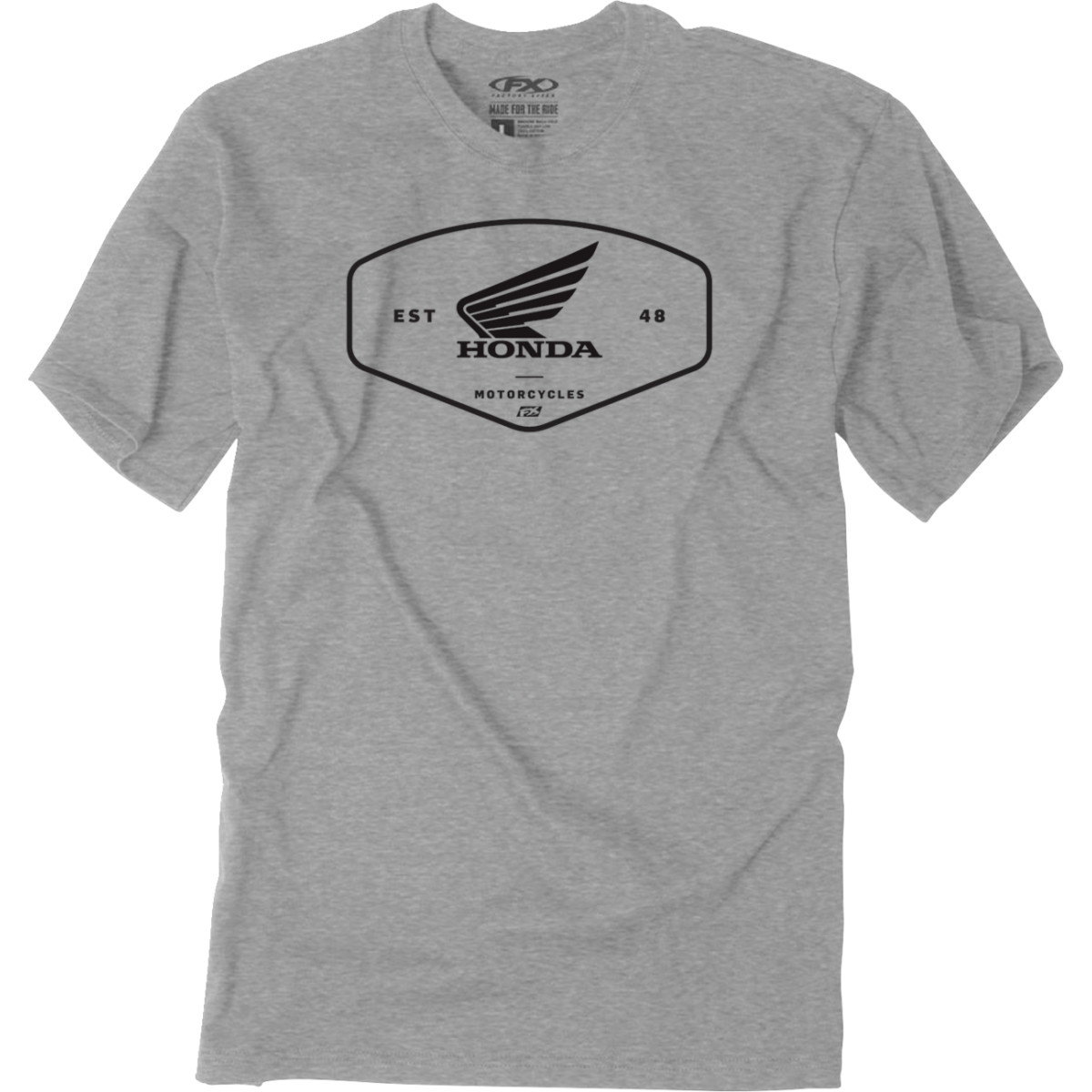 Factory Effex #28-87326 - Honda Origin T-Shirt - Heather Gray - XL