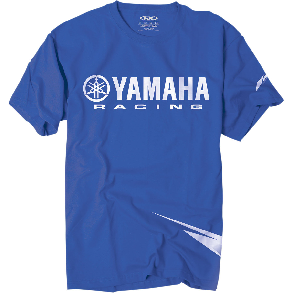 Factory Effex #12-88162 - Yamaha Strobe T-Shirt - Royal Blue - Large