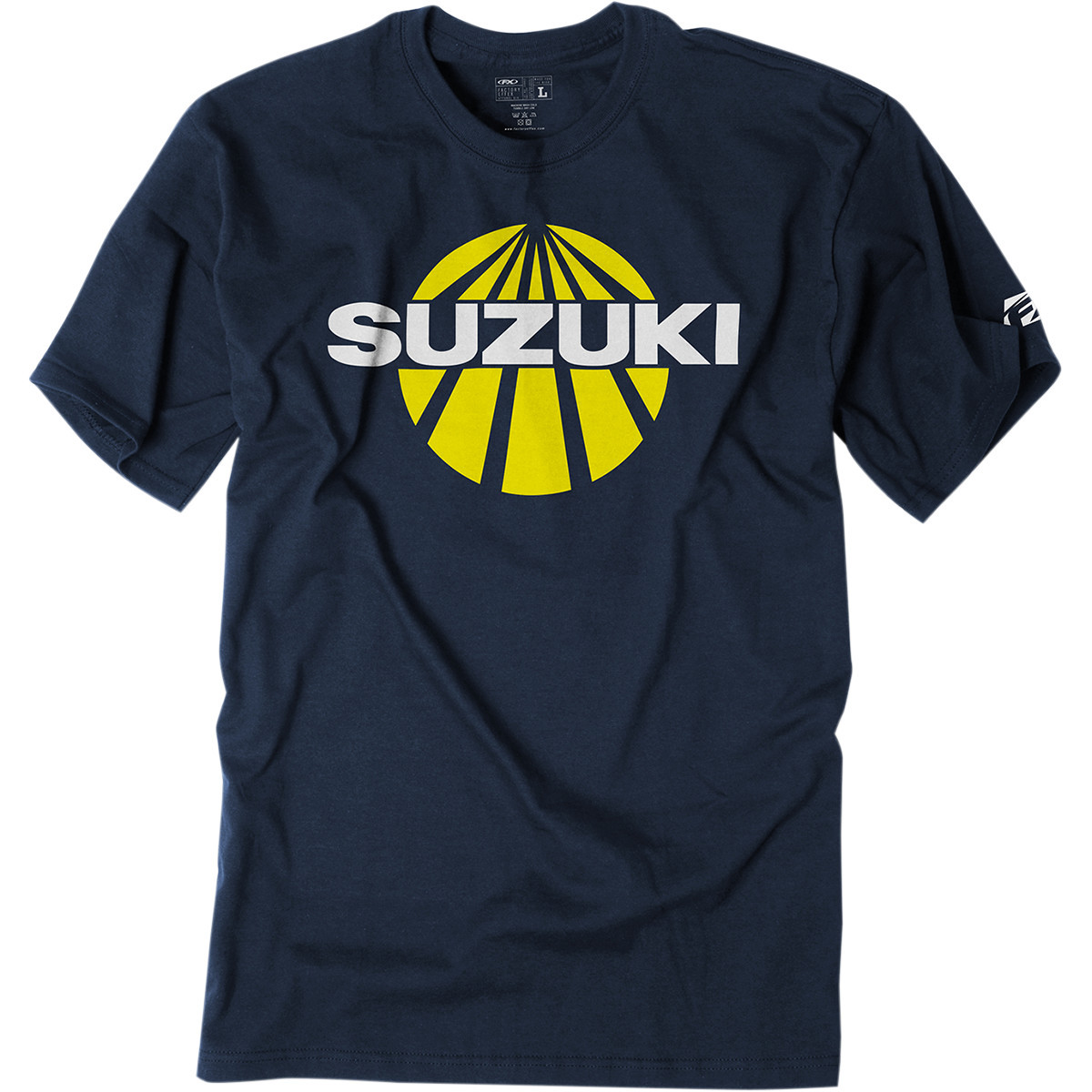 Factory Effex #19-87408 - Suzuki Sun T-Shirt - Navy - 2XL