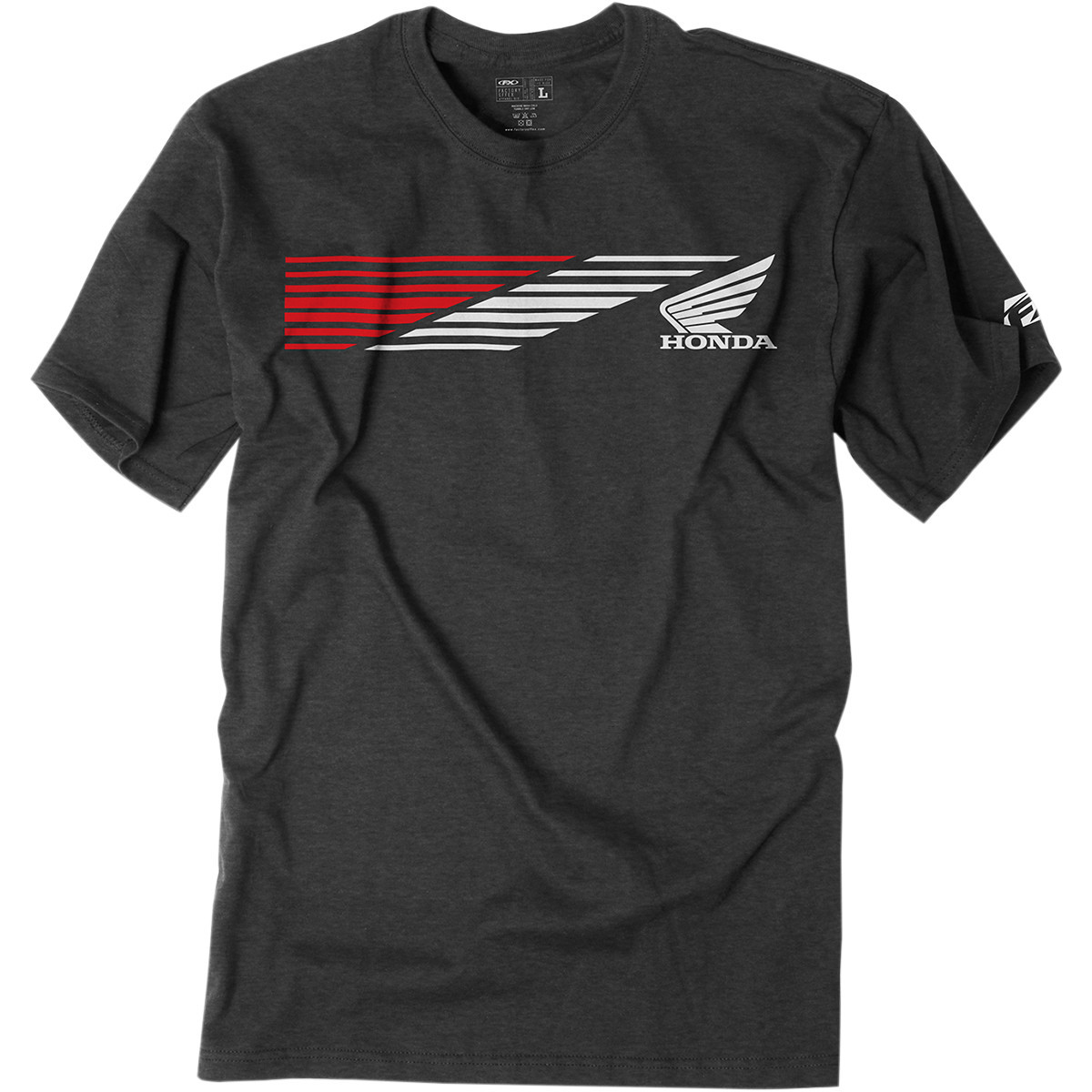 Factory Effex #19-87306 - Honda Speed T-Shirt - Heather Charcoal - XL