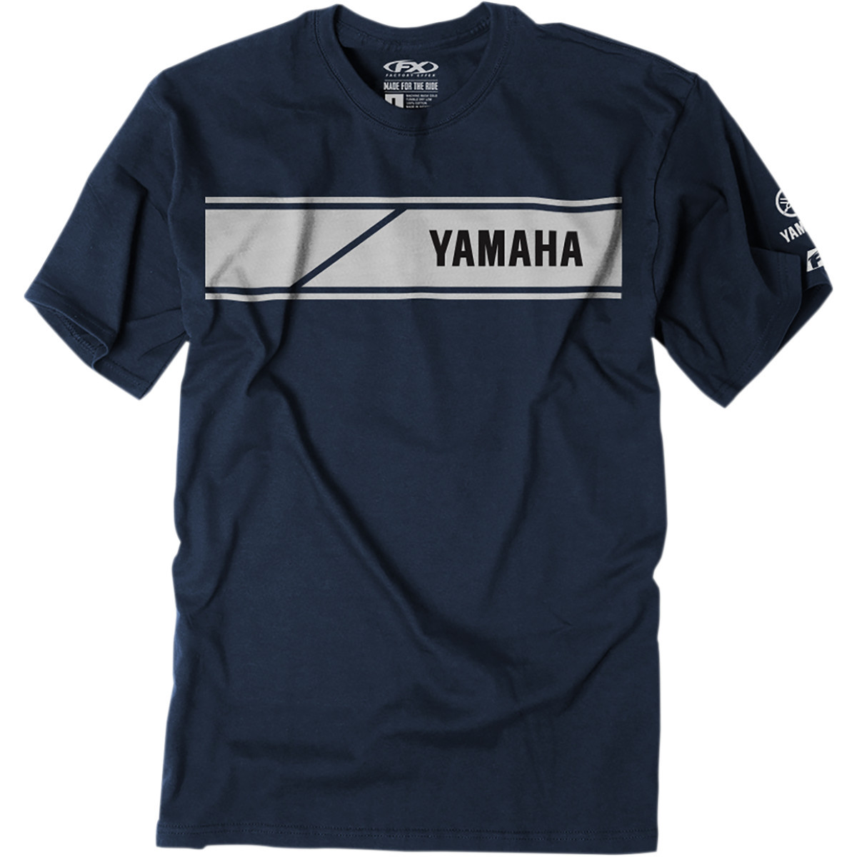Factory Effex #22-87224 - Yamaha Speed Block T-Shirt - Navy - Large