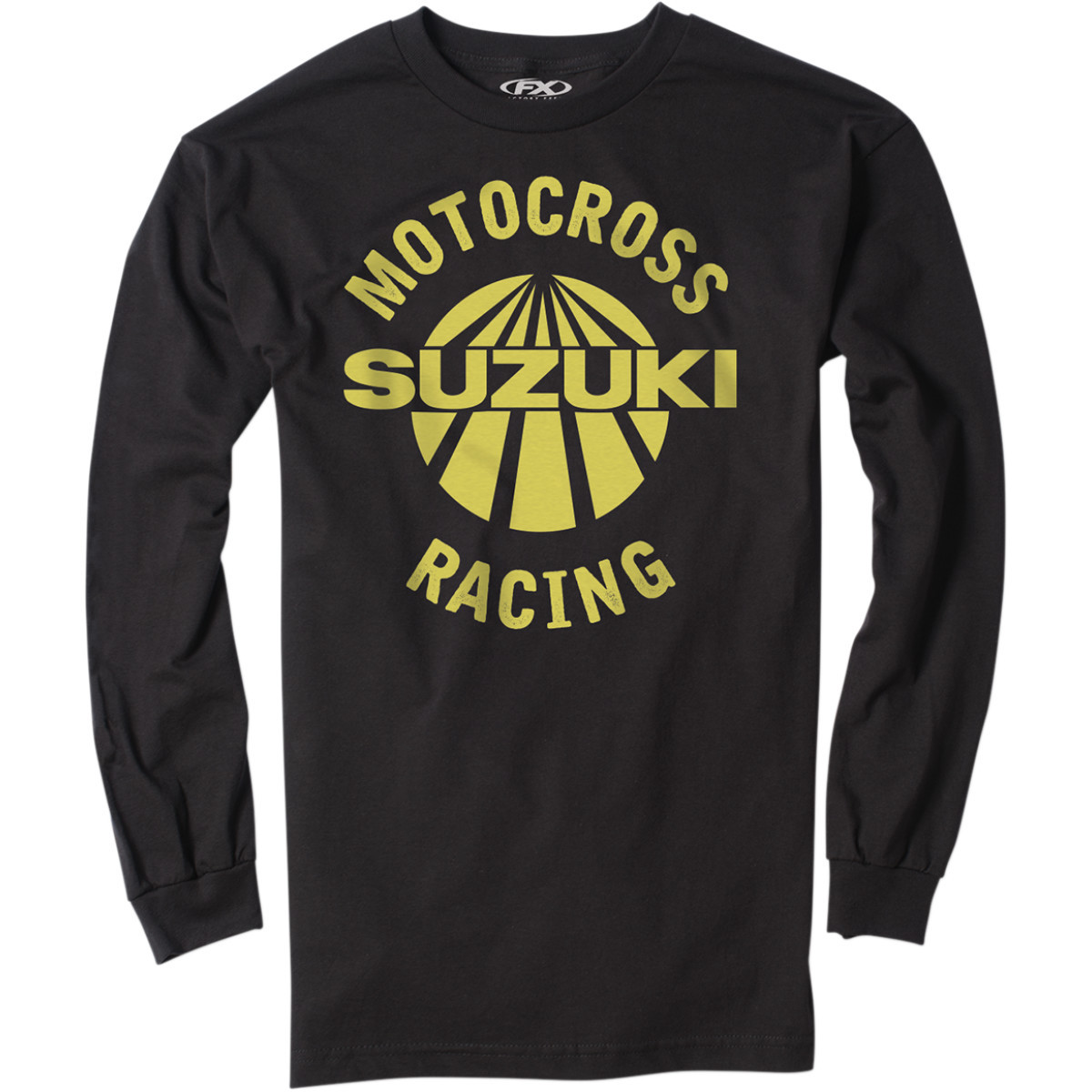 Factory Effex #23-87416 - Suzuki Vet Long-Sleeve T-Shirt - Black - XL