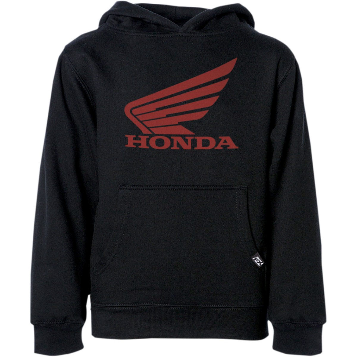 Factory Effex #25-88340 - Youth Honda Wing Pullover Hoodie - Black - Small