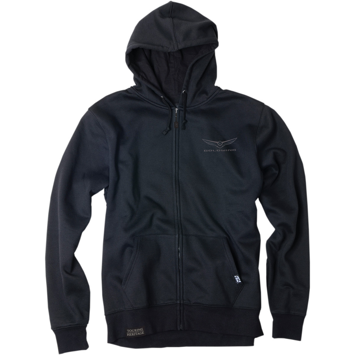 Factory Effex #25-88814 - Goldwing Burst Zip Hoodie - Black - Large