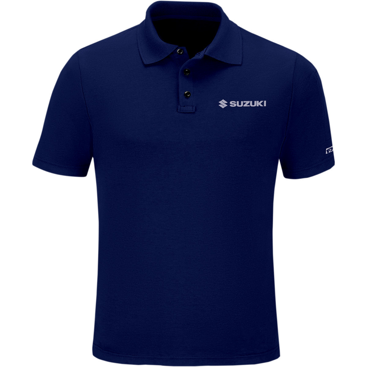 Factory Effex #25-85402 - Suzuki Polo Shirt - Navy - Medium