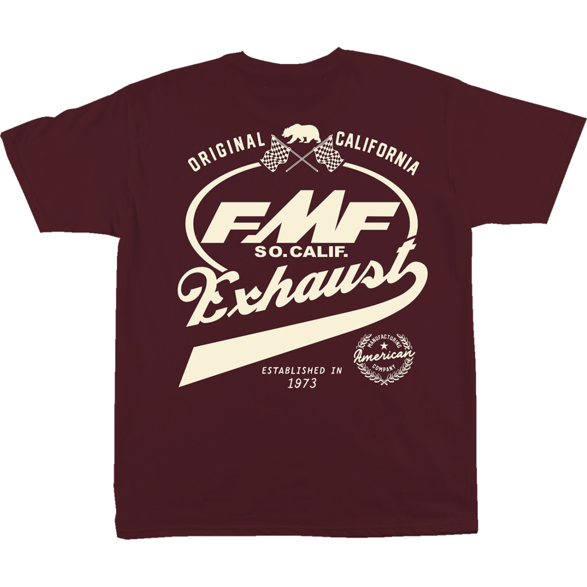 FMF #FA24118912MRNXL - Fuel T-Shirt - Maroon - XL