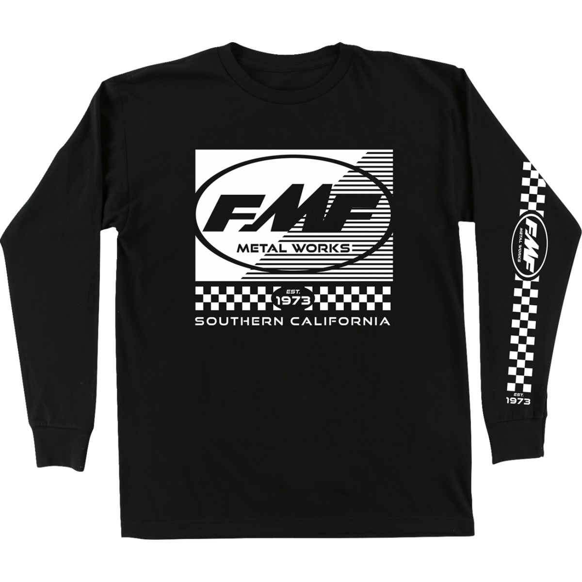 FMF #HO24119901BLKMD - Metal Works Long-Sleeve T-Shirt - Black - Medium