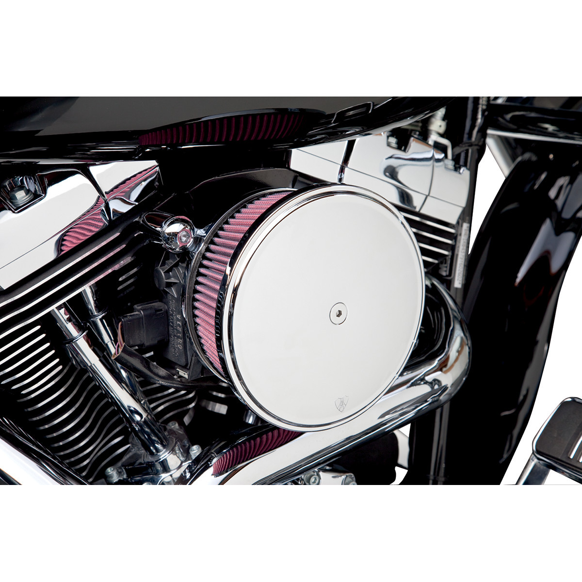 Arlen Ness #18-790 - Big Sucker™ Stage II Air Filter Kit - Chrome