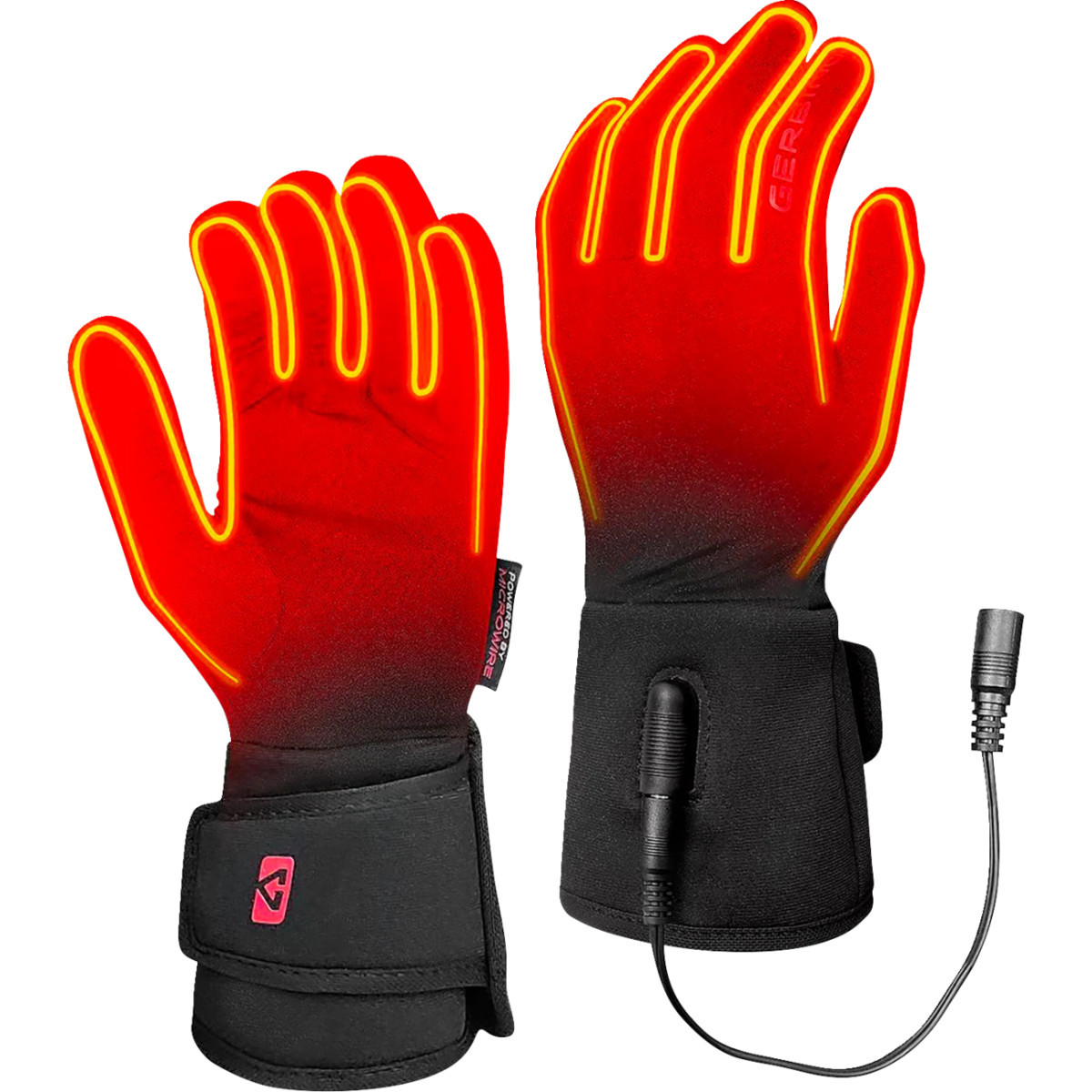 Gerbing Heated Clothing #GER-GL-12V-S-M - 12 V Heated Glove Liners - S/M