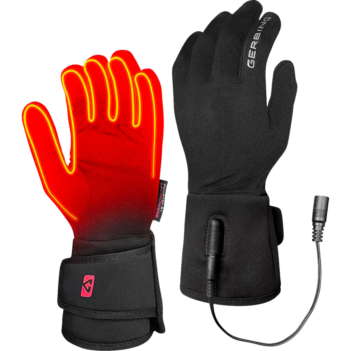 Gerbing Heated Clothing #GER-GL-12V-L-XL - 12 V Heated Glove Liners - L/XL