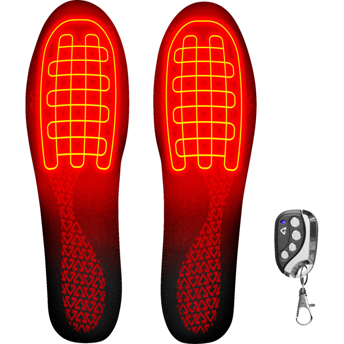 Gerbing Heated Clothing #GER-INS-3V-S-M - 3V Rechargeable Heated Insoles with Remote - Small/Medium
