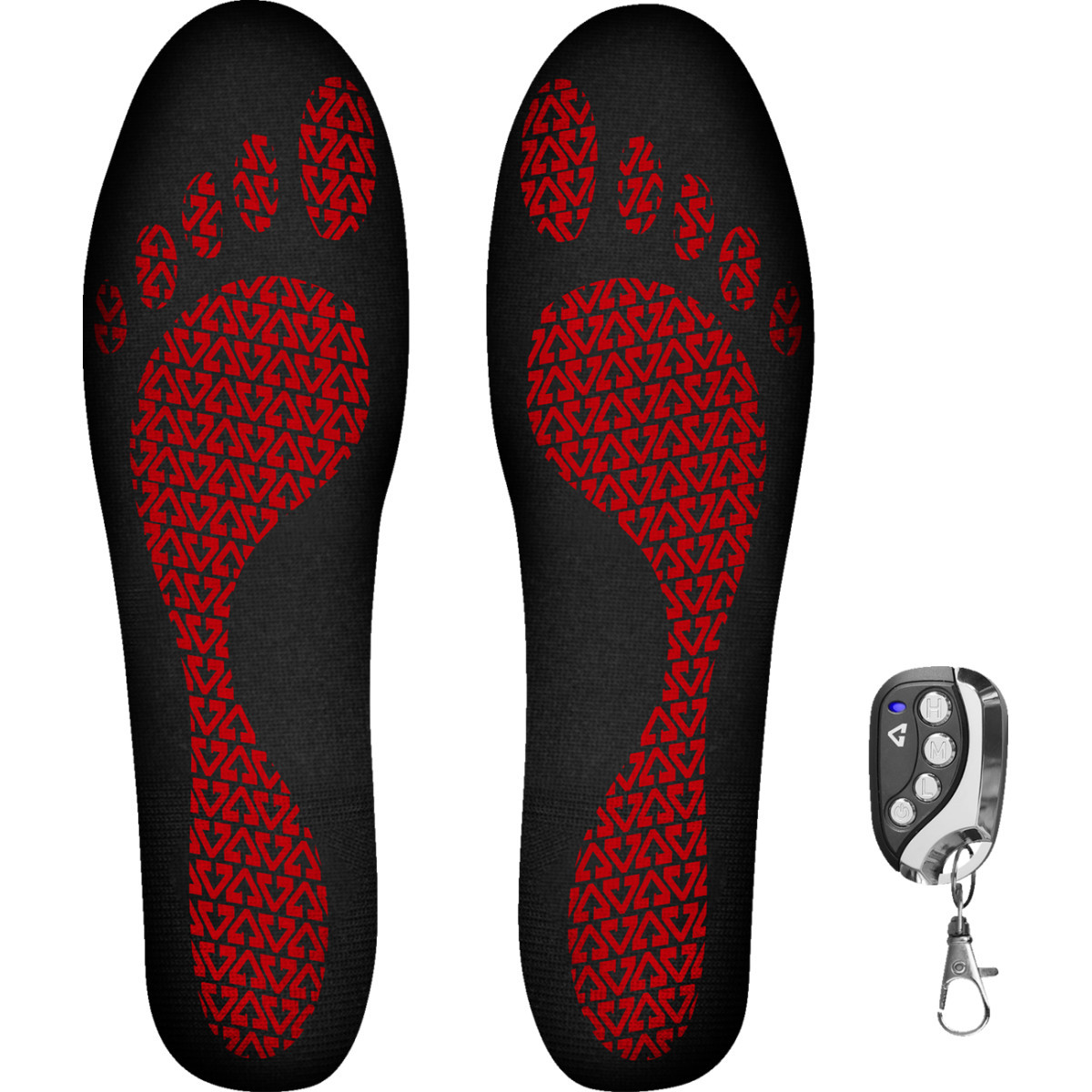 Gerbing Heated Clothing #GER-INS-3V-L-XL - 3V Rechargeable Heated Insoles with Remote - Large/XL