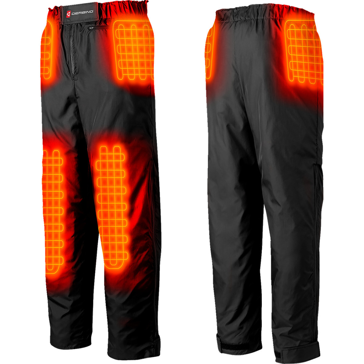 Gerbing Heated Clothing #G1215MPNT40100110986 - 12V Motorcycle Heated Pant Liner - Black - 2XL