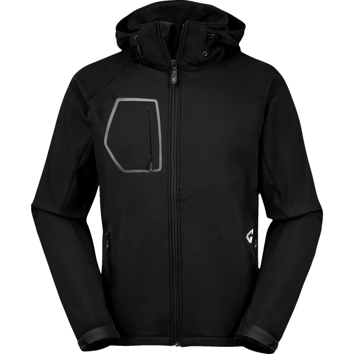Gerbing Heated Clothing #GER-TJKT-7V-M-B-XXL - 7V Torrid Softshell Heated Jacket 2.0 - Black - 2XL