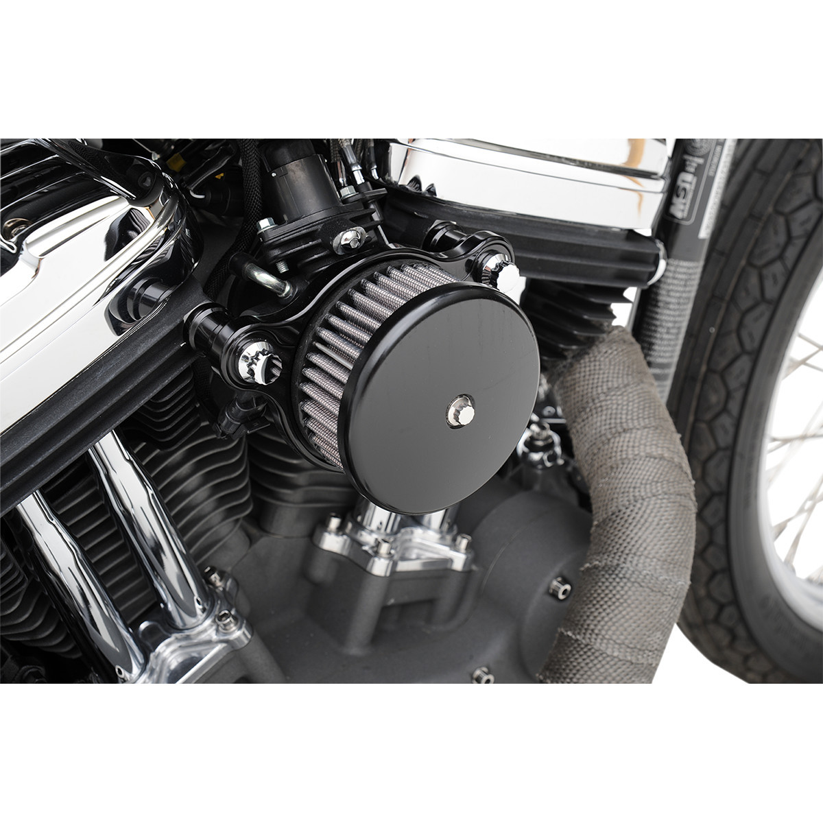 Joker Machine #10-200B - High-Performance Air Cleaner Assembly Kit - Smooth Black