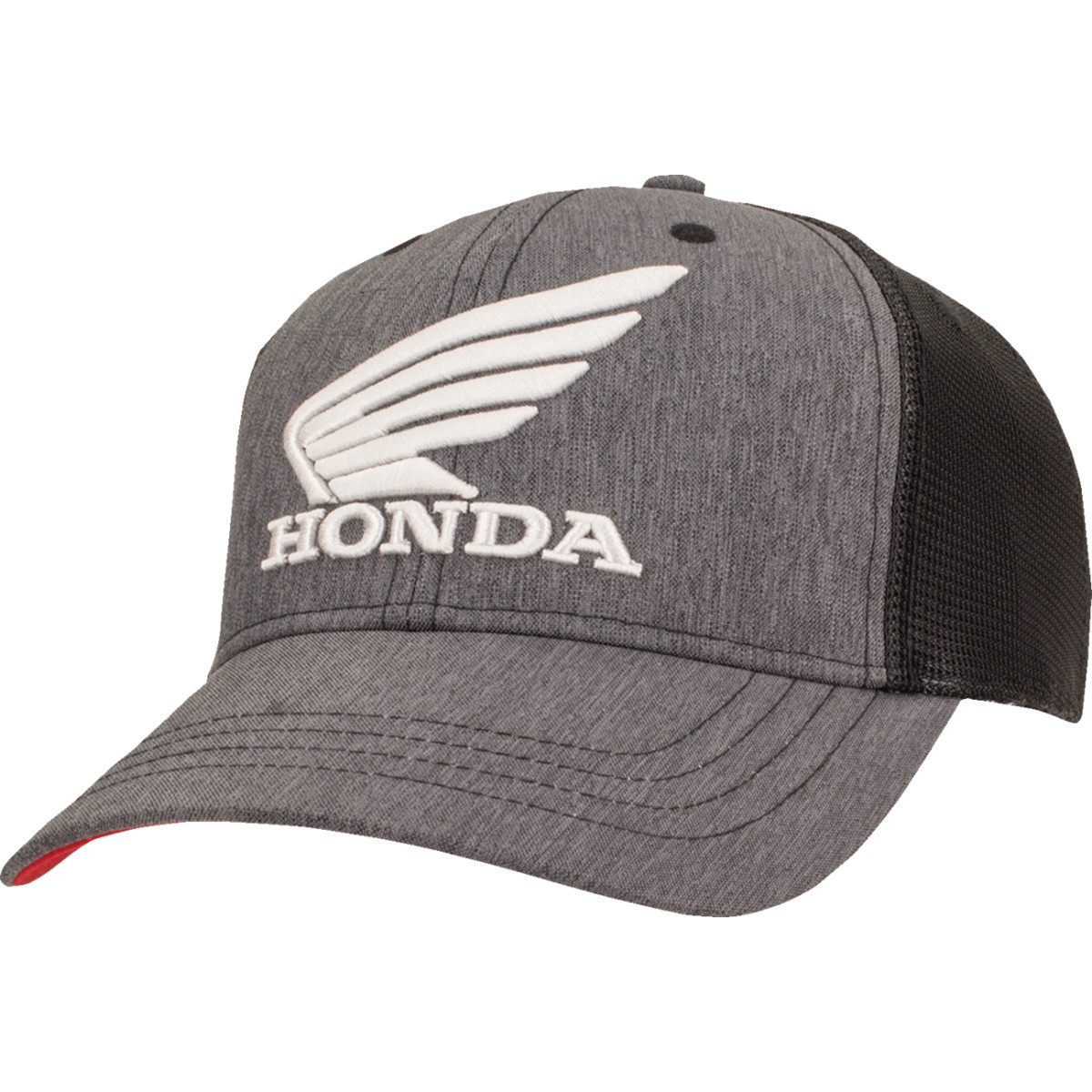 Honda Apparel #NP21A-H1829 - Honda Utility Hat - Gray/Black/Red
