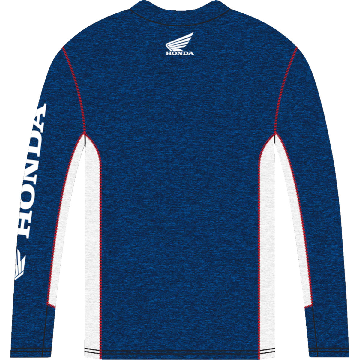 Honda Apparel #NP21S-M2482-S - Honda HRC Long-Sleeve T-Shirt - Navy/White - Small