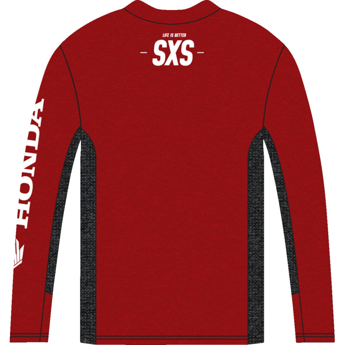 Honda Apparel #NP21S-M2483-M - Honda Talon Long-Sleeve T-Shirt - Red - Medium