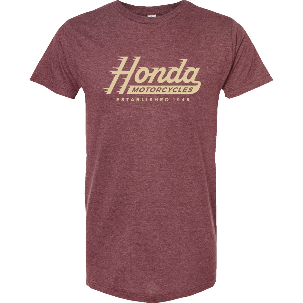 Honda Apparel #NP23S-M2294-XL - Honda Established T-Shirt - Heather Burgundy - XL