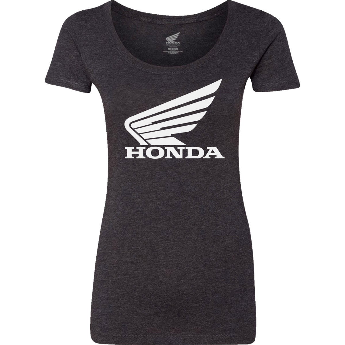 Honda Apparel #NP21S-L3030-2X - Women's Honda Wing T-Shirt - Black - 2XL