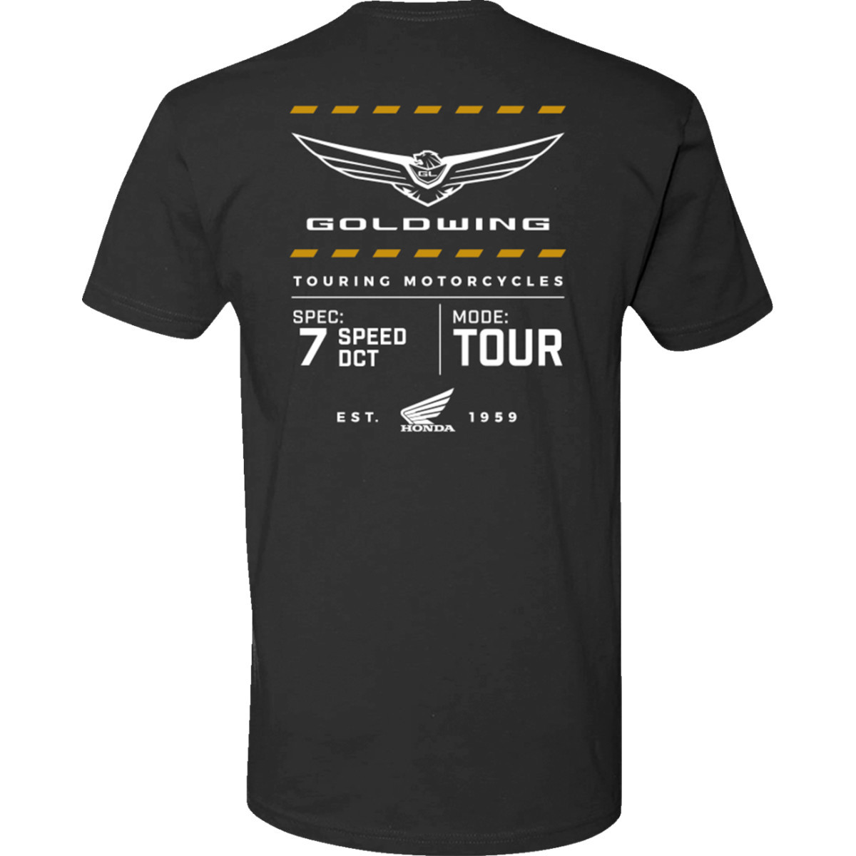 Honda Apparel #NP21S-M2464-2X - Goldwing Tour T-Shirt - Black - 2XL