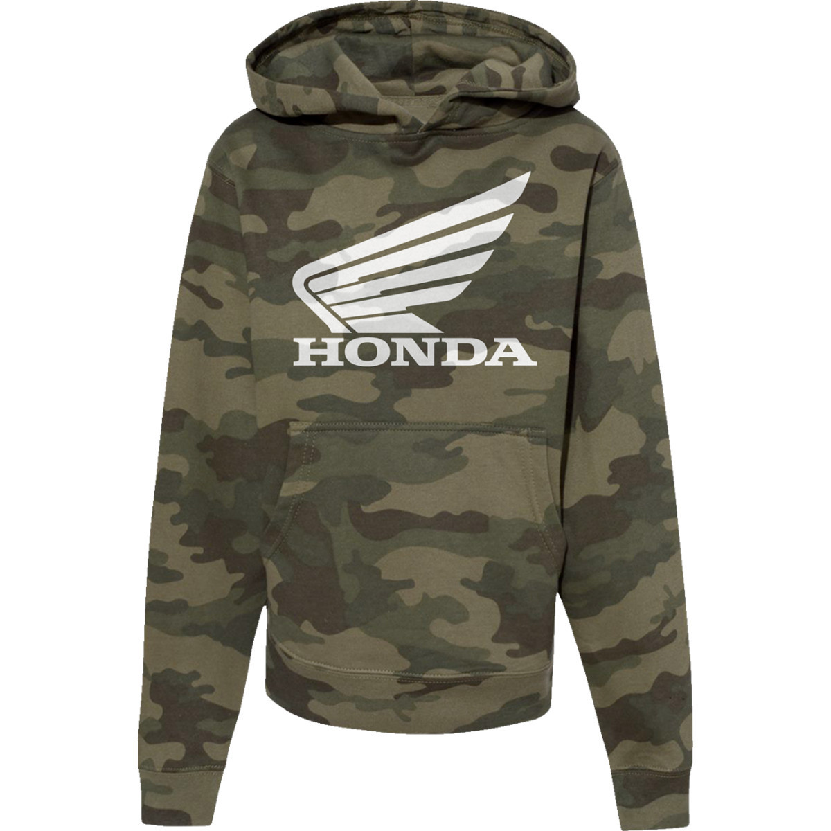 Honda Apparel #NP21S-Y3036-L - Youth Honda Hoodie - Camo - Large