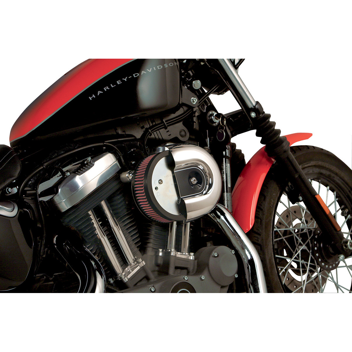 Arlen Ness #18-824 - Big Sucker™ Air Filter Kit - Natural - Stage I
