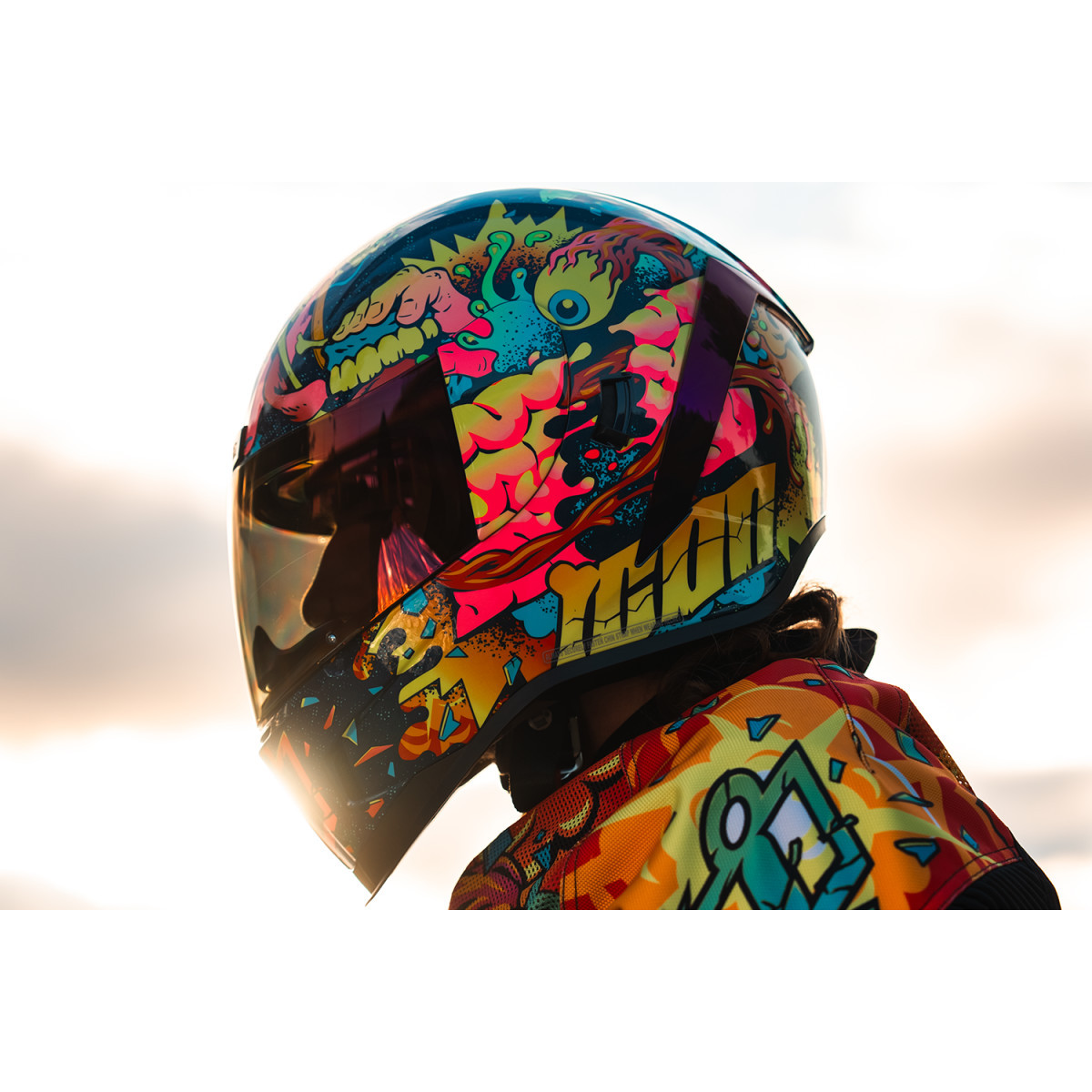 Icon - Airform™ Helmet - Scatterbrain - MIPS® - Purple - Small