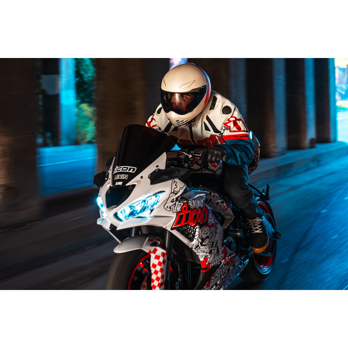 Icon - Contra3™ Hero Jacket - Blue - 2XL