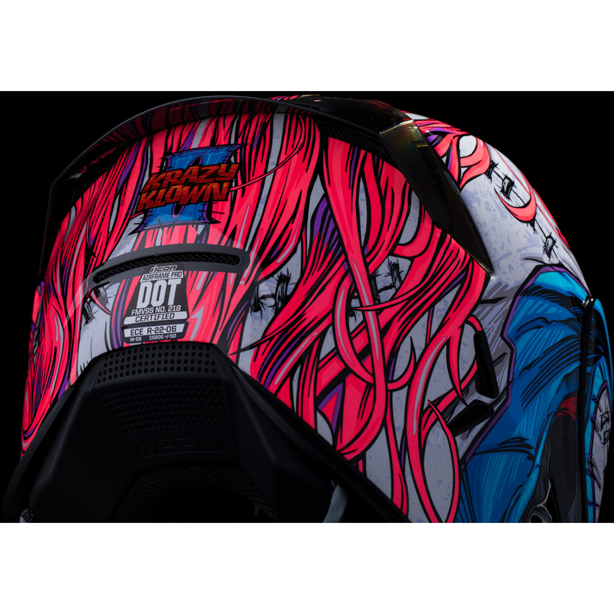 Icon - Airframe Pro™ Helmet - Krazy Klown 2 - Pink - Large