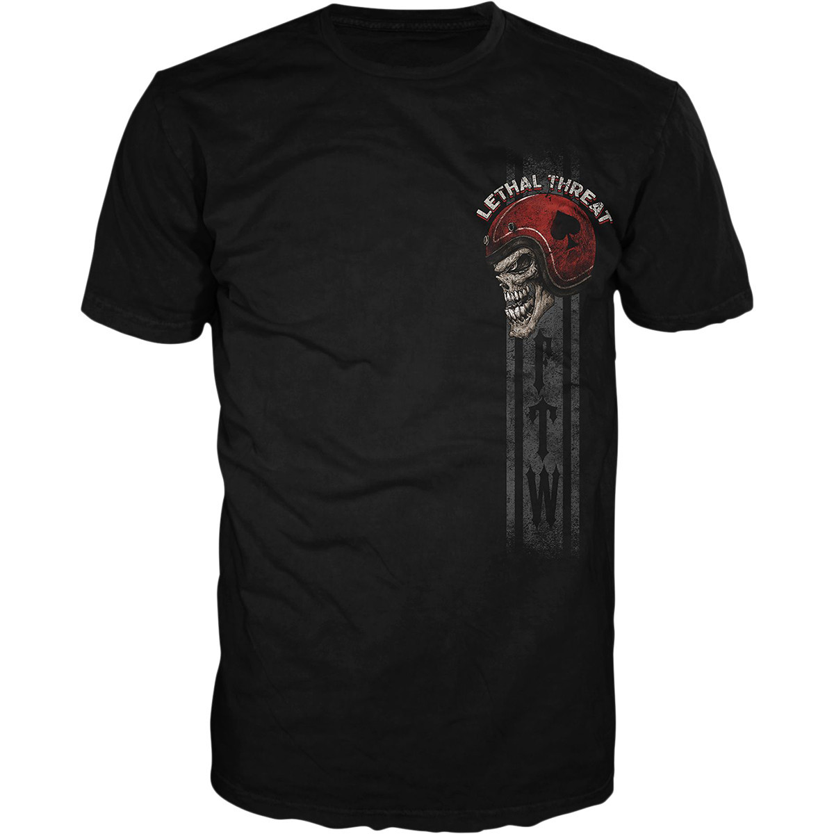 Lethal Threat #LT20898XXXL - Forever Two Wheels T-Shirt - Black - 3XL