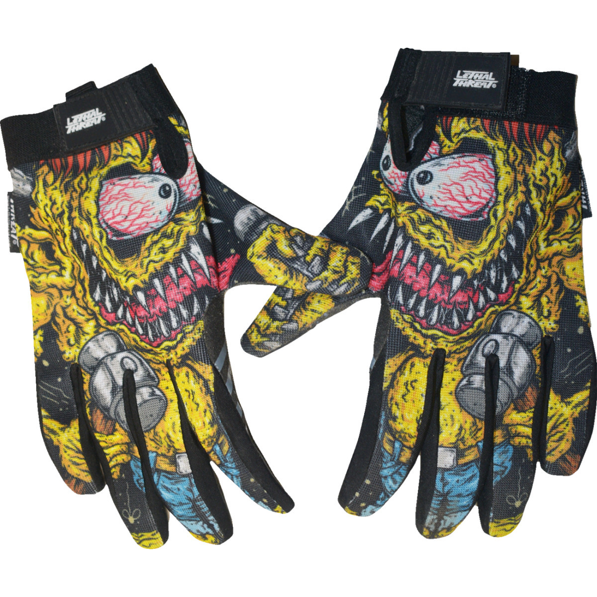 Lethal Threat #GL15022L - Grease Monster Gloves - Black - Large