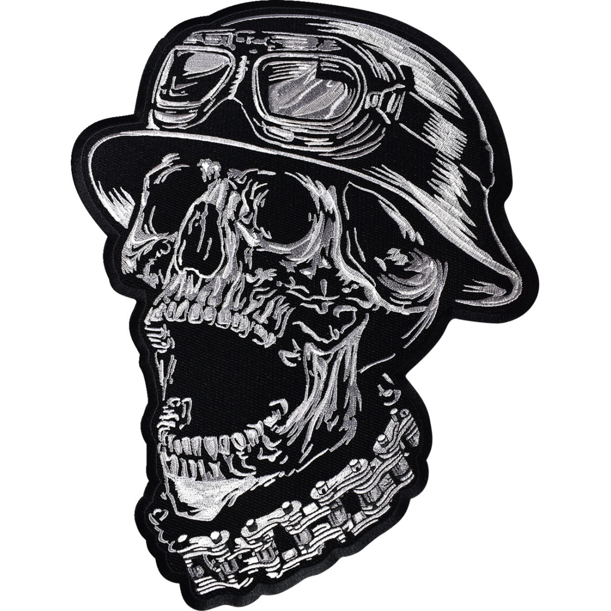Lethal Threat #LT30245 - FTW Helmet Skull Embroidered Patch - Large