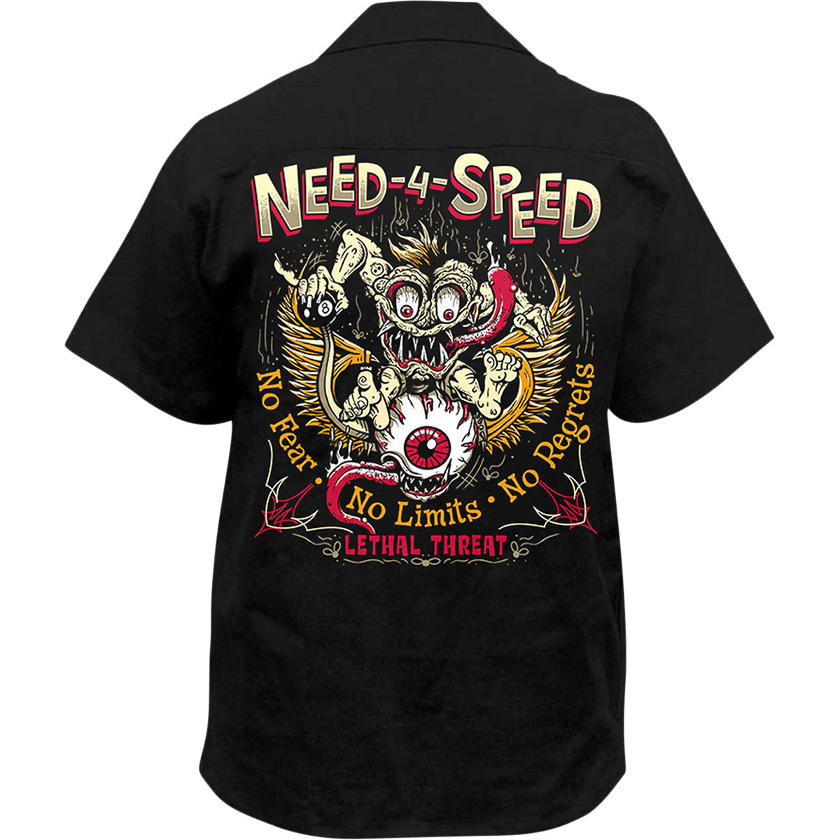 Lethal Threat #HW50232XXXL - Need 4 Speed Shirt - Black - 3XL
