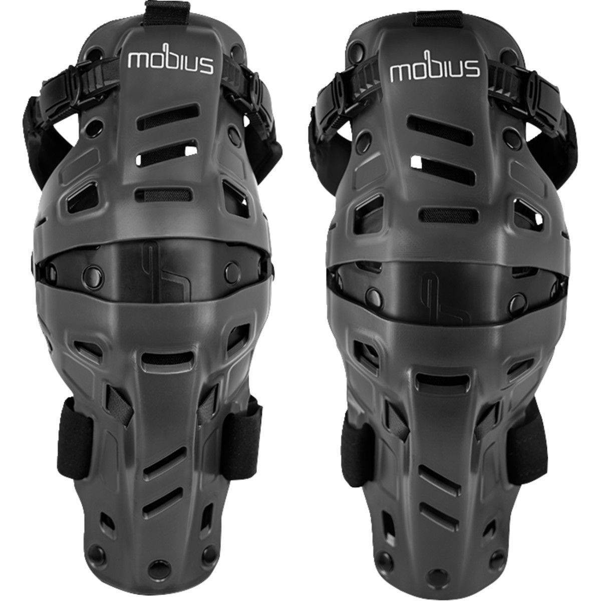 Mobius #1020210 - X8H Hybrid Knee Support - Gray/Black - S/M