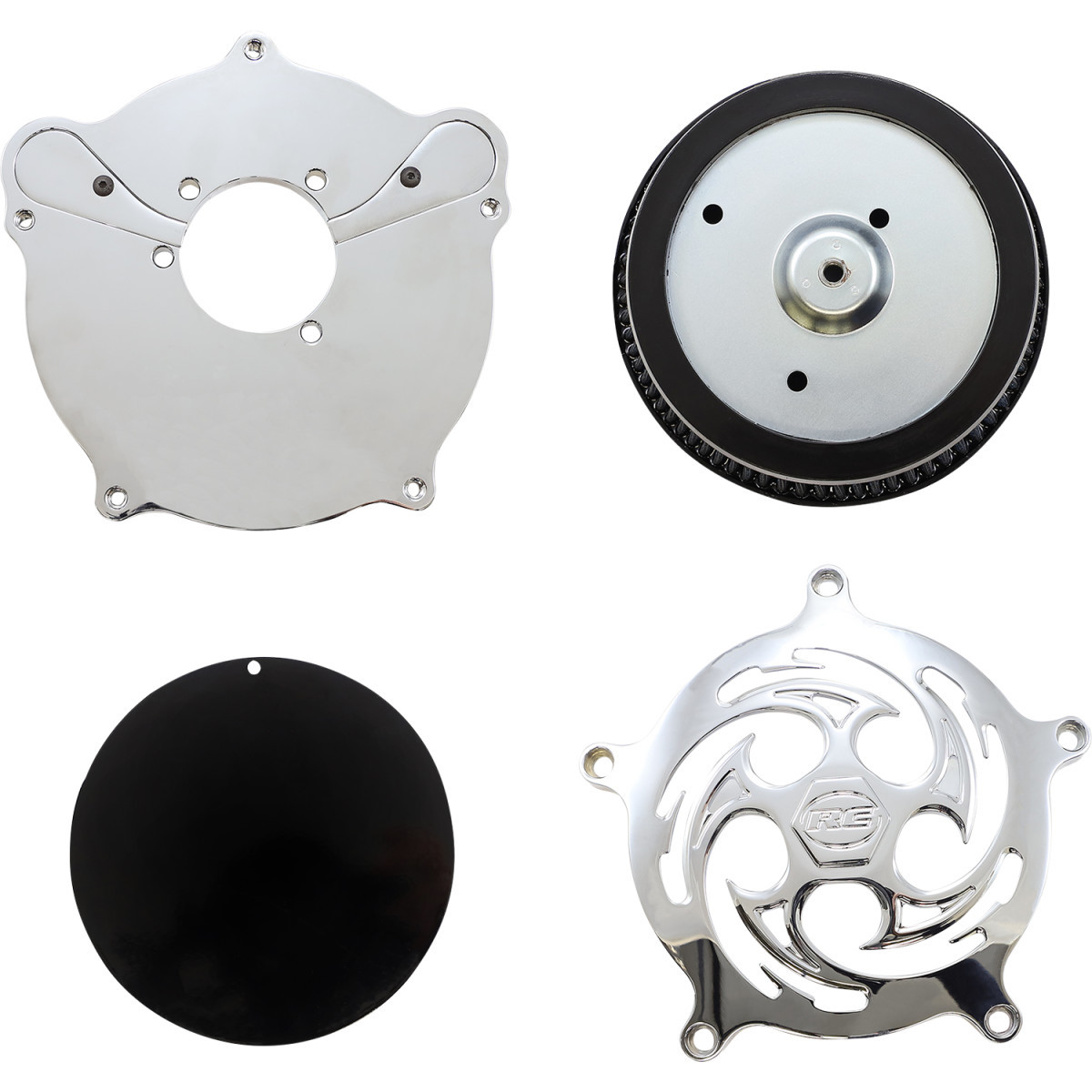 RC Components #AC-02C-85C - Savage Air Cleaner - Chrome
