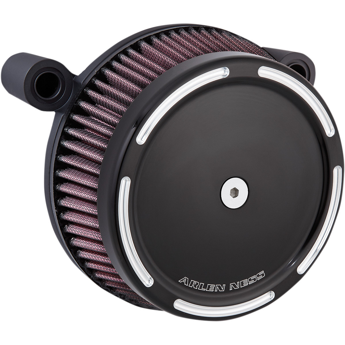 Arlen Ness #50-836 - Big Sucker™ Stage I Air Filter Kit - Gloss Black
