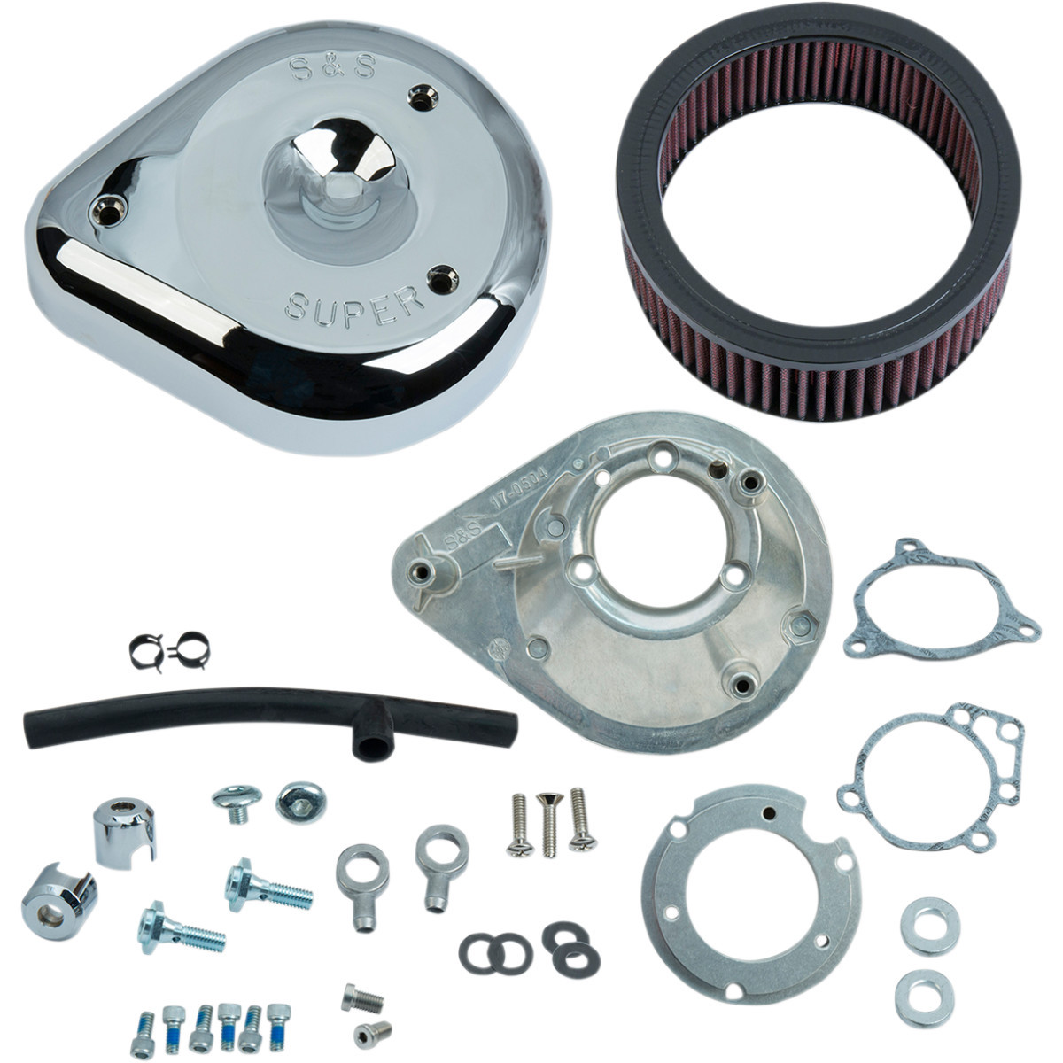 S&S Cycle #170-0305B - Teardrop Air Cleaner - Chrome