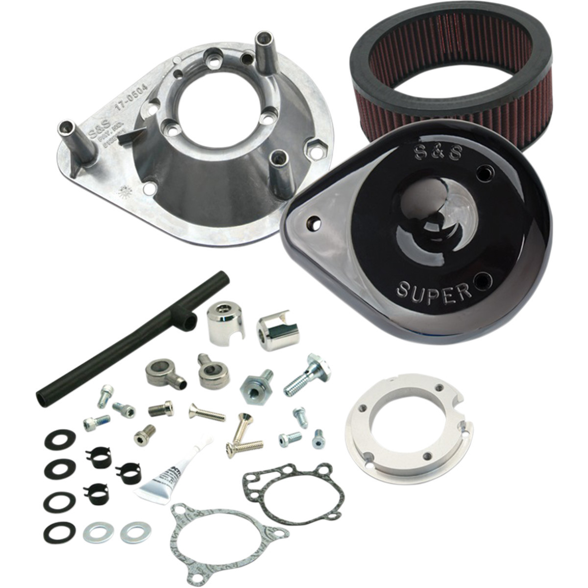 S&S Cycle #170-0312B - Teardrop Air Cleaner - Gloss Black