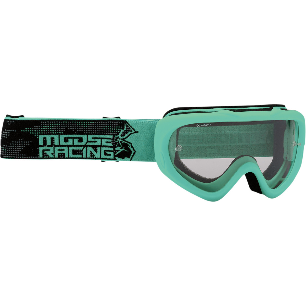 Moose Offroad - Youth Qualifier Goggle - Agroid - Mint - Clear Lens